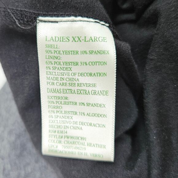 Tangerine Skort Size XXL 2XL Drawstring Waist Zip Pockets Gray Athleisure Pullon - Picture 11 of 14